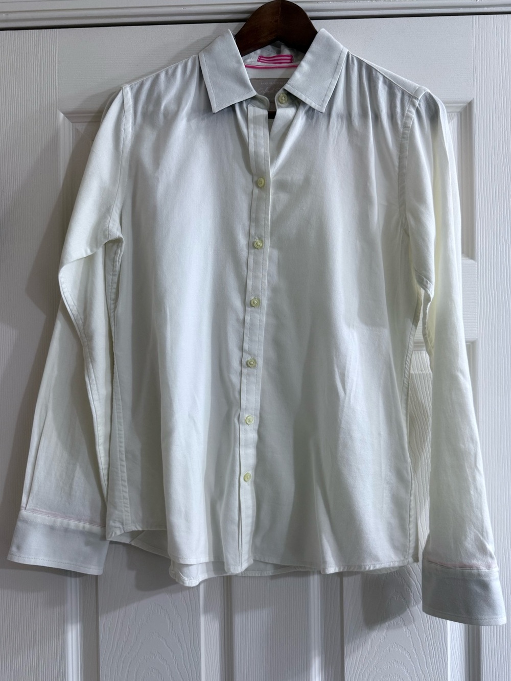 Banana Republic White Button-Down Shirt